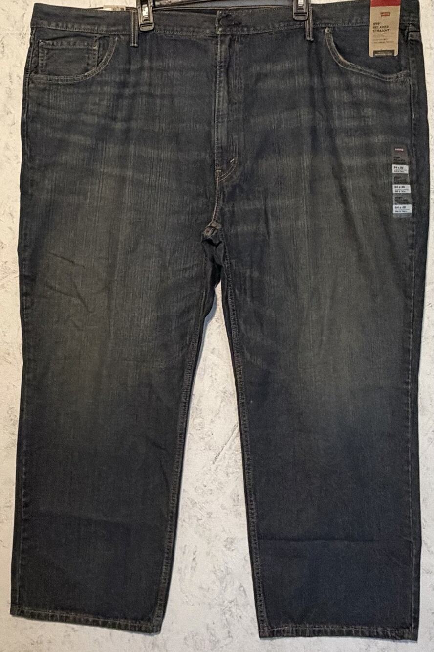 Levi's 559 Relaxed Straight Fit Jeans Blue Big & Tall 54x30 NWT NEW